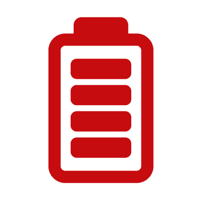 Advanced power management system providing days of use between charges.